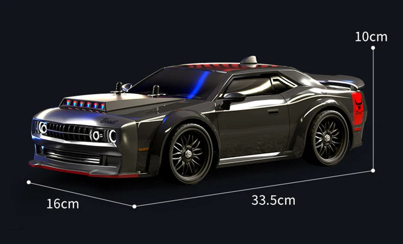 SG216 MAX 1:16 70KM/H 4WD RC Drift Car with LED & Spare Drift Wheelsconsumer