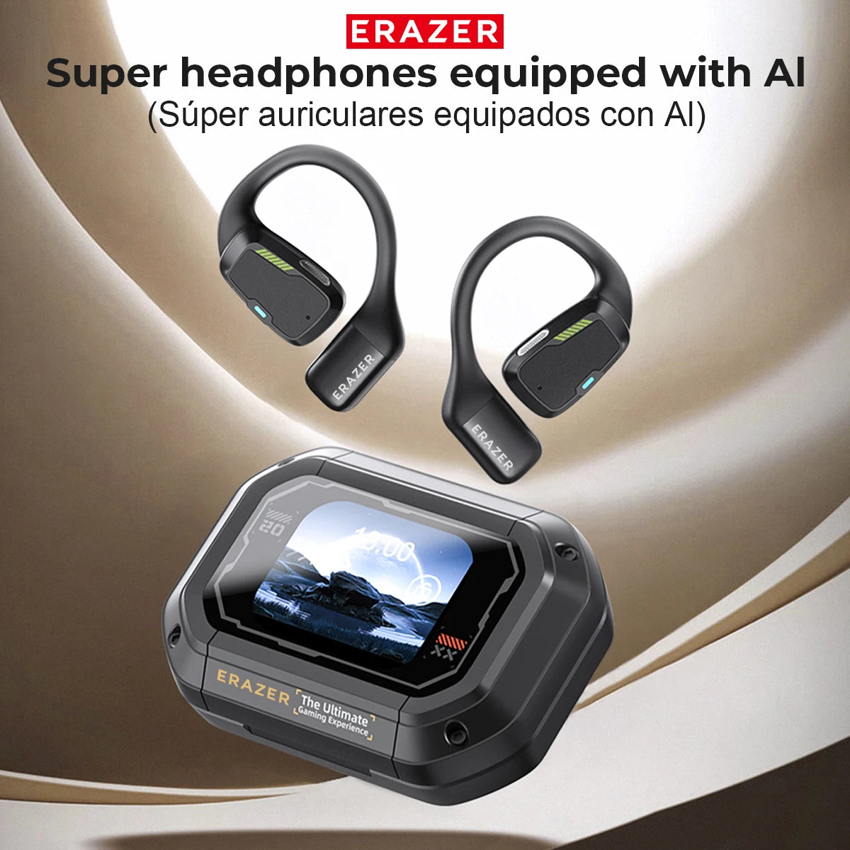 ERAZER XP6 AI Translation Earphones with ASMR Mode & 16mm Drivers