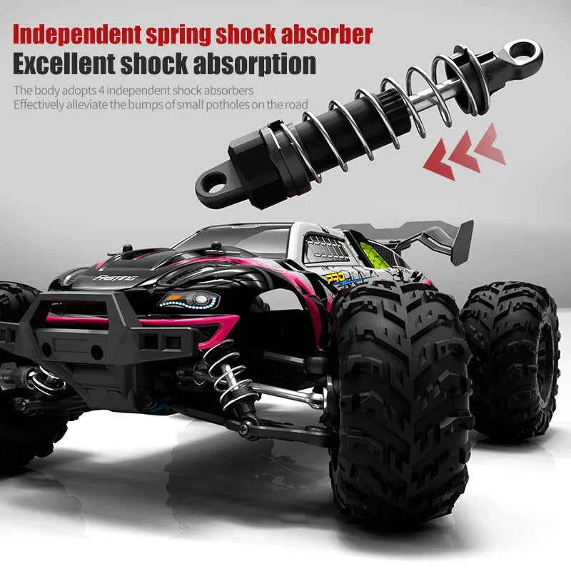 WLtoys 16103 1:16 RC Car – 50KM/H 4WD Monster Truck with LED Lights
