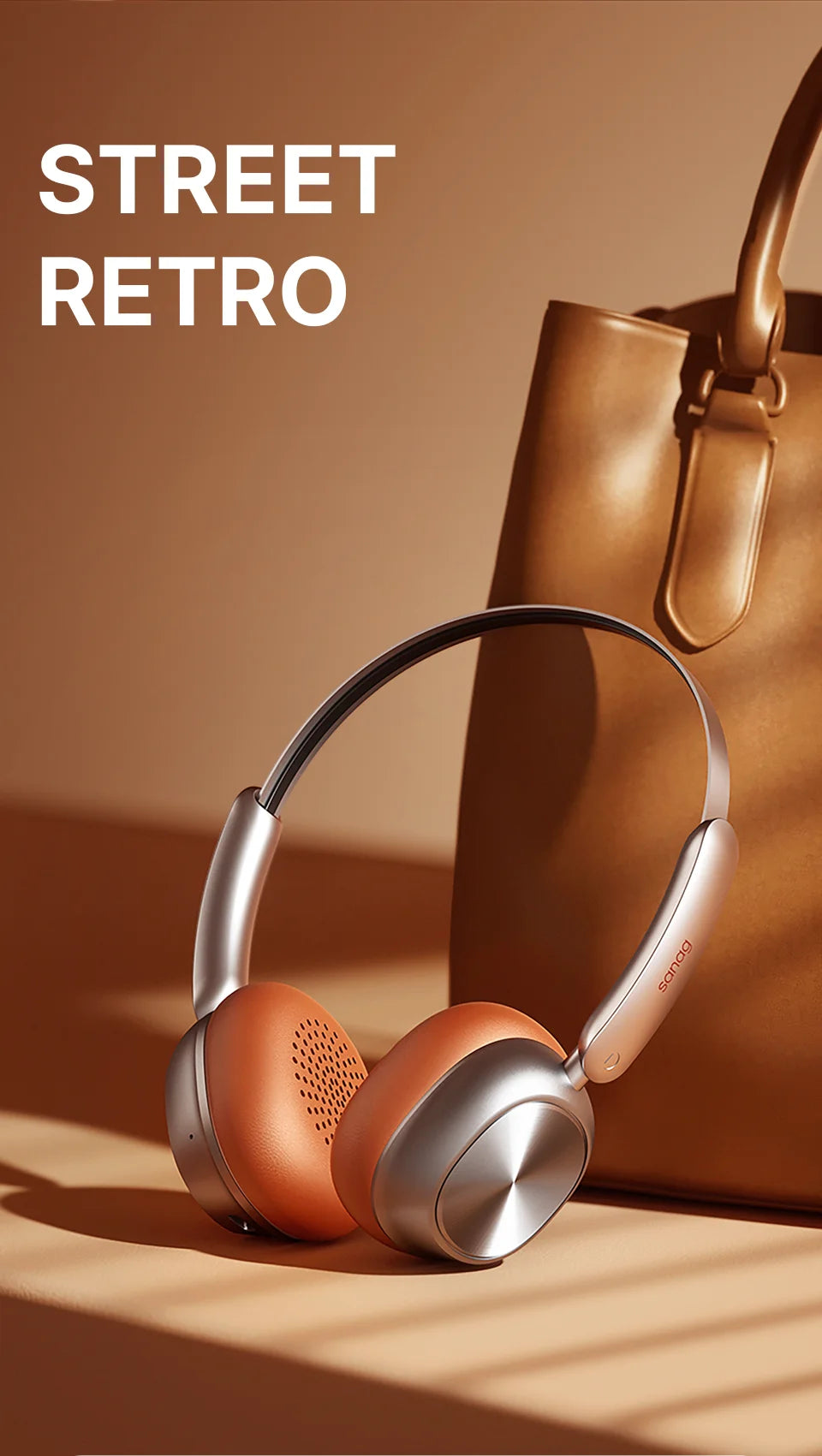 Retro Bluetooth 5.4 Headphones – HiFi Sound, Noise Cancelling, 60H Playtime