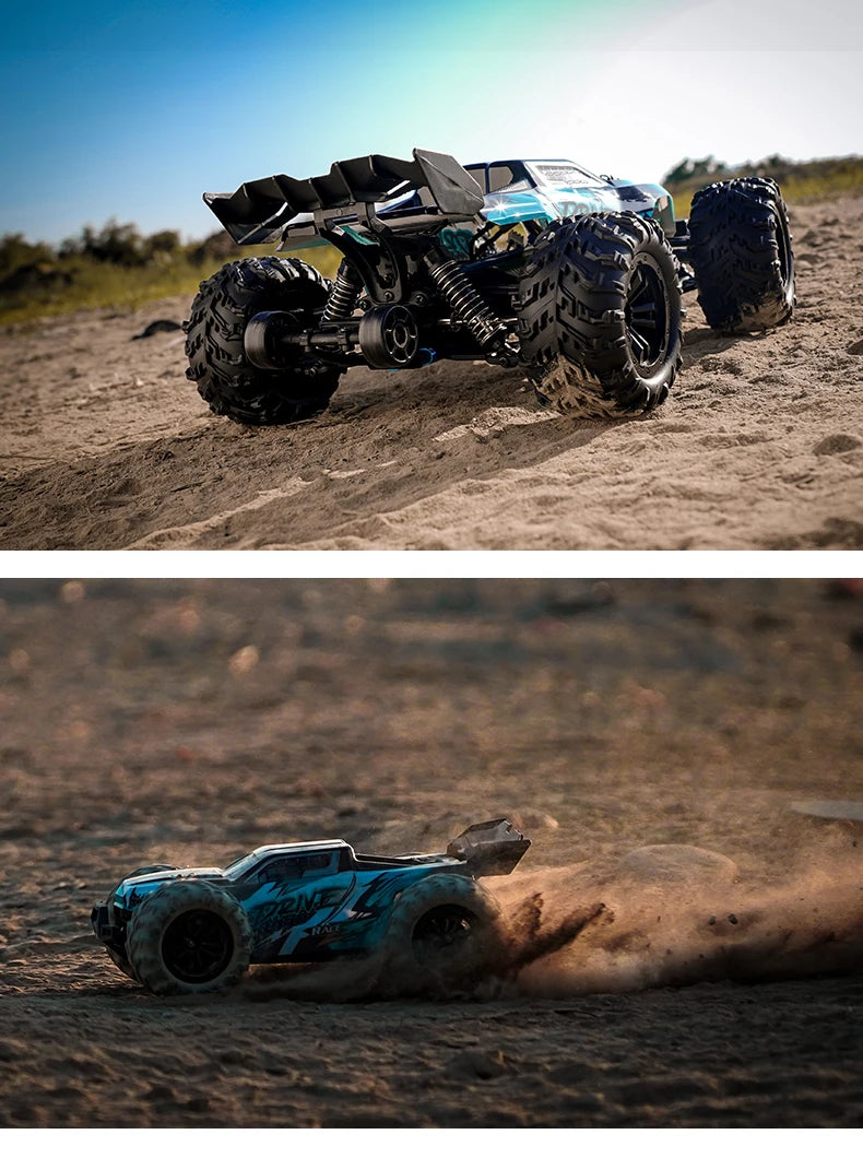 SCY 1:16 4WD 70KM/H or 50KM/H Brushless RC Drift Truck with LED Lights