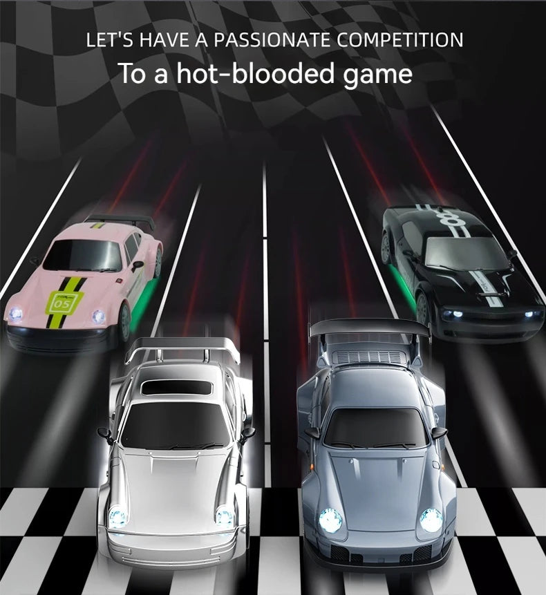 Ask North Wind 993 Liquid Silver RC Drift Car – High Speed, Proportional Throttle