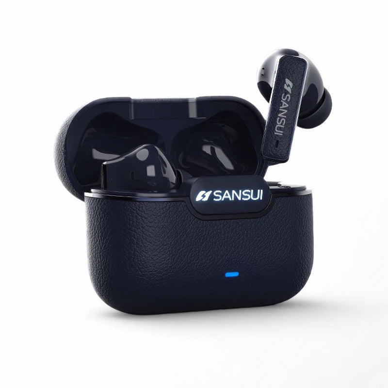 Sansui ANC Earbuds With 6 Mic HD Calls, 28H Play