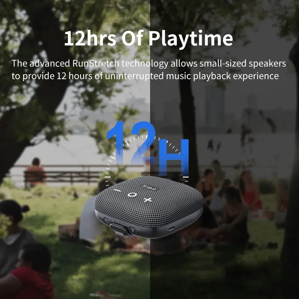 Tribit StormBox Micro 2 Bluetooth Speaker with Deep Bass & Strap – IP67 Waterproof