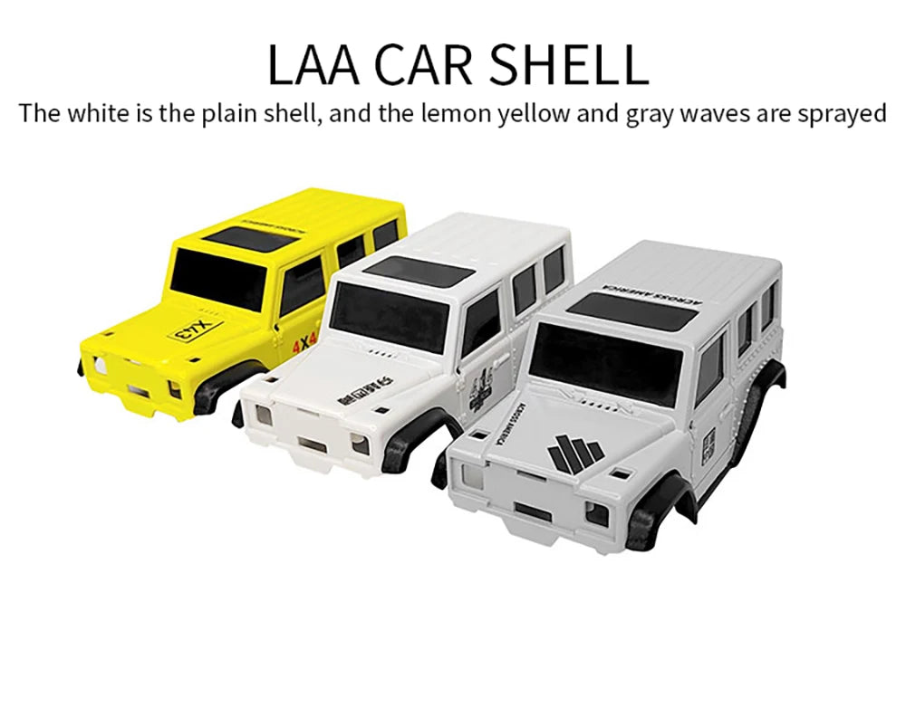 LDARC X43 1:43 Mini RC 4WD Desktop Crawler Car for Adults & Kids