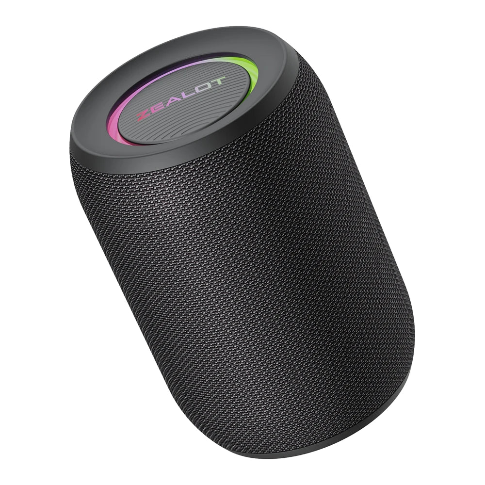 Zealot S32PRO Bluetooth 5.2 Waterproof Speaker with 15W Bass & LED