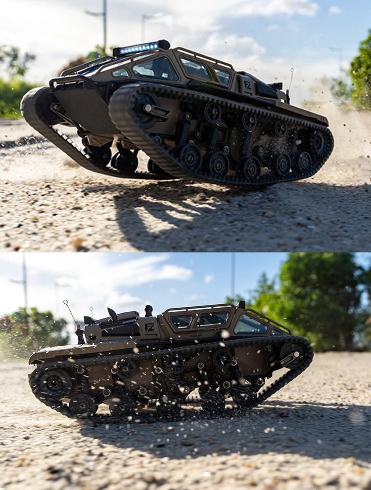 JJRC C8812 6CH RC Tracked Tank Off-Road Car with LED Lights & Drift Mode