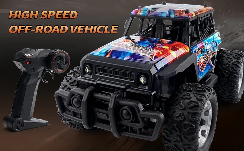 JJRC Q181 RC Monster Truck 1:20 – 30KM/H, 2.4GHz, All-Terrain Racing Car