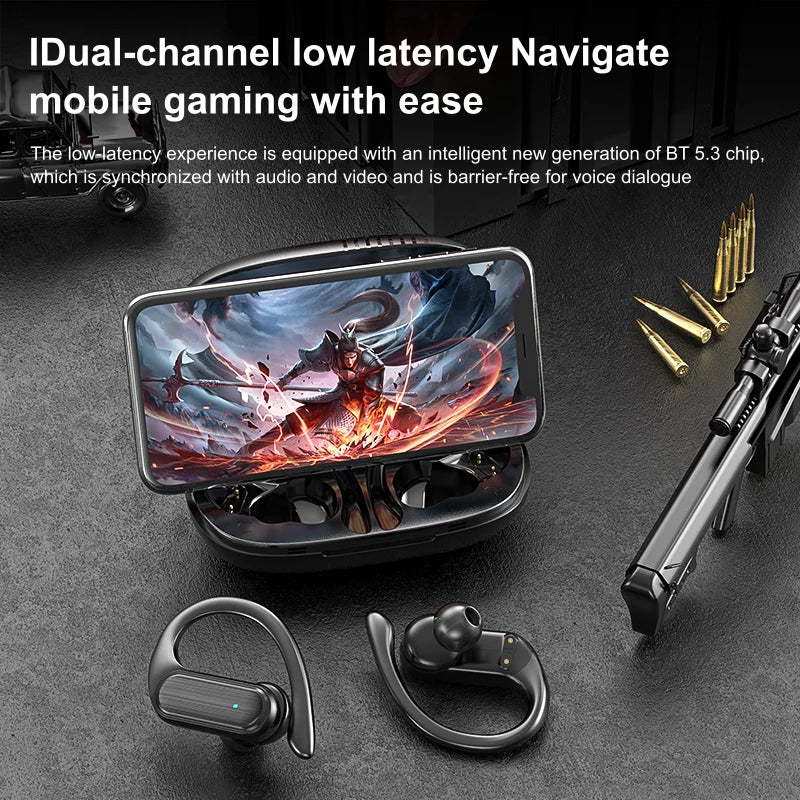 BOSE bye A520 TWS Bluetooth Earphones with Ear Hooks & Waterproof Design