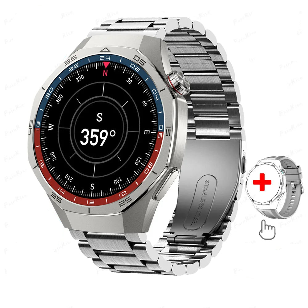 GT5 Pro Smartwatch AI Tech 1.43 AMOLED GPS 1GB Memory NFC Health Fitness Tracker