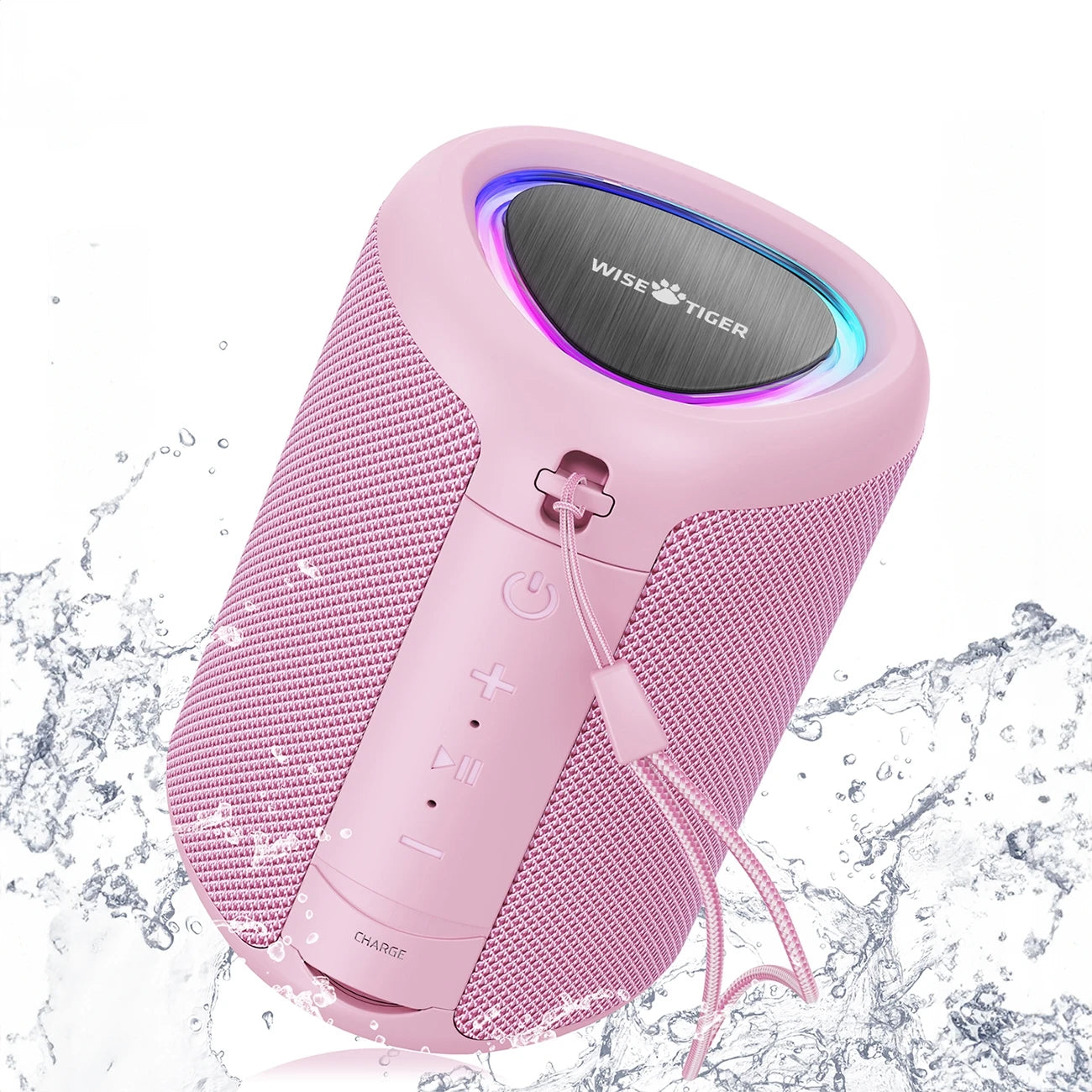 WISETIGER DEEYAPLE A46 Mini Bluetooth Speaker – TWS, LED, 10W Bass, IPX4 Waterproof