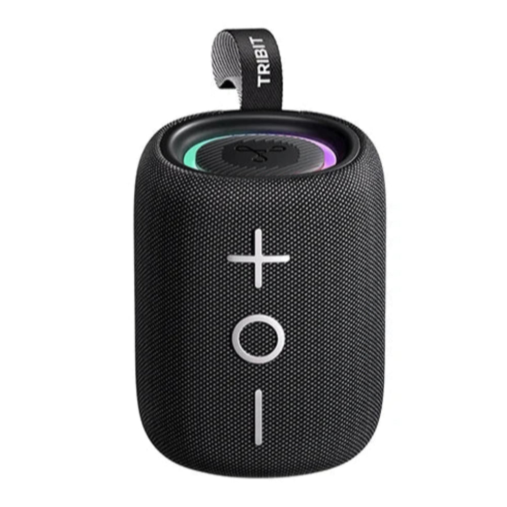 TRIBIT StormBox Mini 12W Bluetooth Speaker with 360° Sound, LED Lights