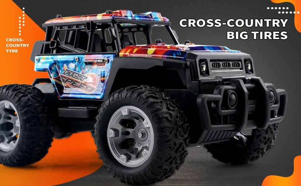 JJRC Q181 RC Monster Truck 1:20 – 30KM/H, 2.4GHz, All-Terrain Racing Car
