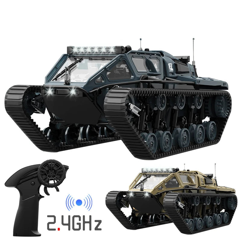 JJRC C8812 6CH RC Tracked Tank Off-Road Car with LED Lights & Drift Mode