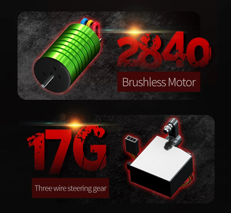 SCY 1:16 4WD 70KM/H or 50KM/H Brushless RC Drift Truck with LED Lights