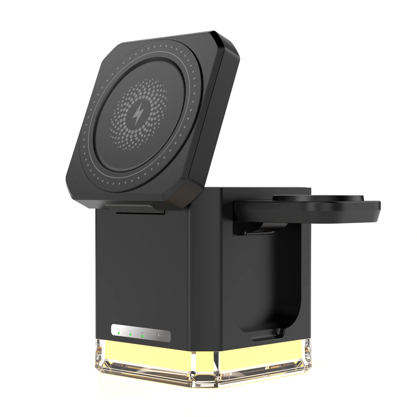 30W 4-in-1 Adjustable MagSafe Wireless Charging Stand for iPhone AirPods Watch