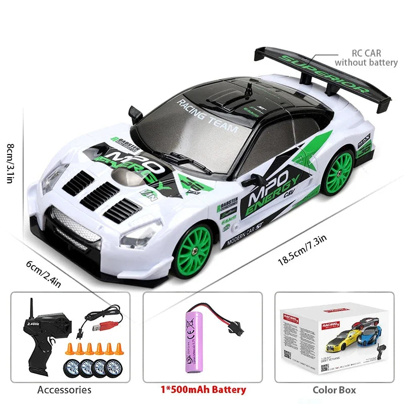 WLtoys AE86 1:24 4WD RC Drift Car – 15KM/H Remote Control Racer