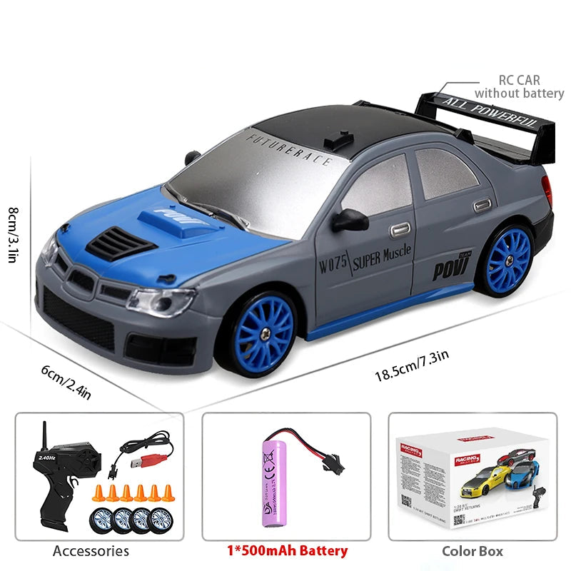 WLtoys AE86 1:24 4WD RC Drift Car – 15KM/H Remote Control Racer