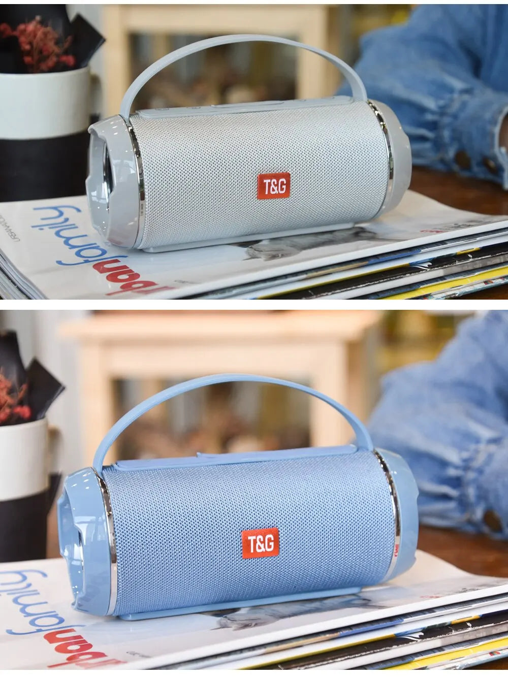 TG 116C Bluetooth 5.3 Waterproof Portable Speaker with TWS & Bass Boost