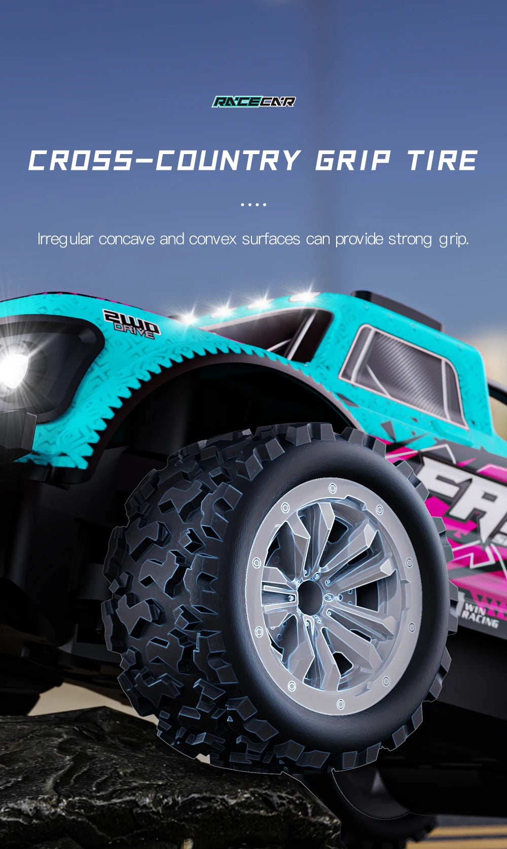 KF11 4WD Brushless RC Car Off-Road Racing Truck with 33KM/H Speed