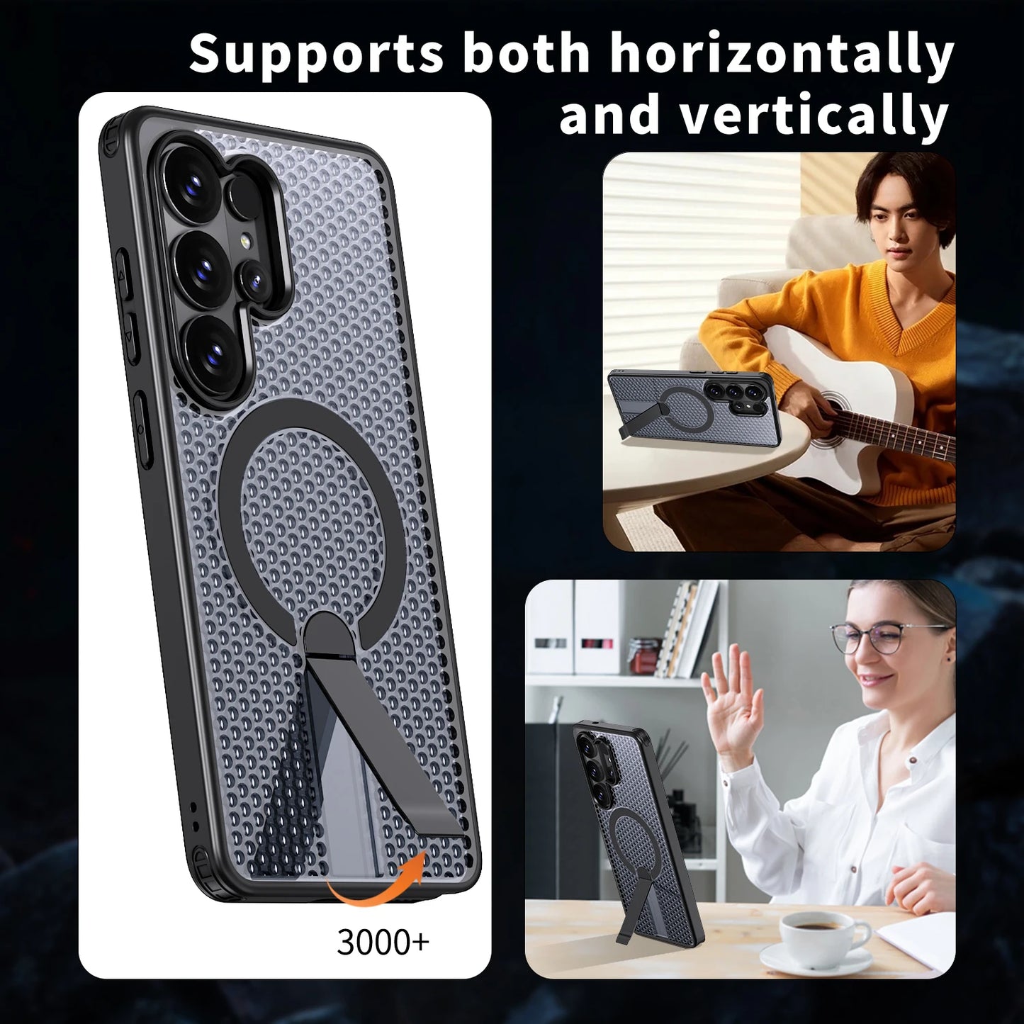 Translucent Heat Dissipation Samsung Galaxy Case