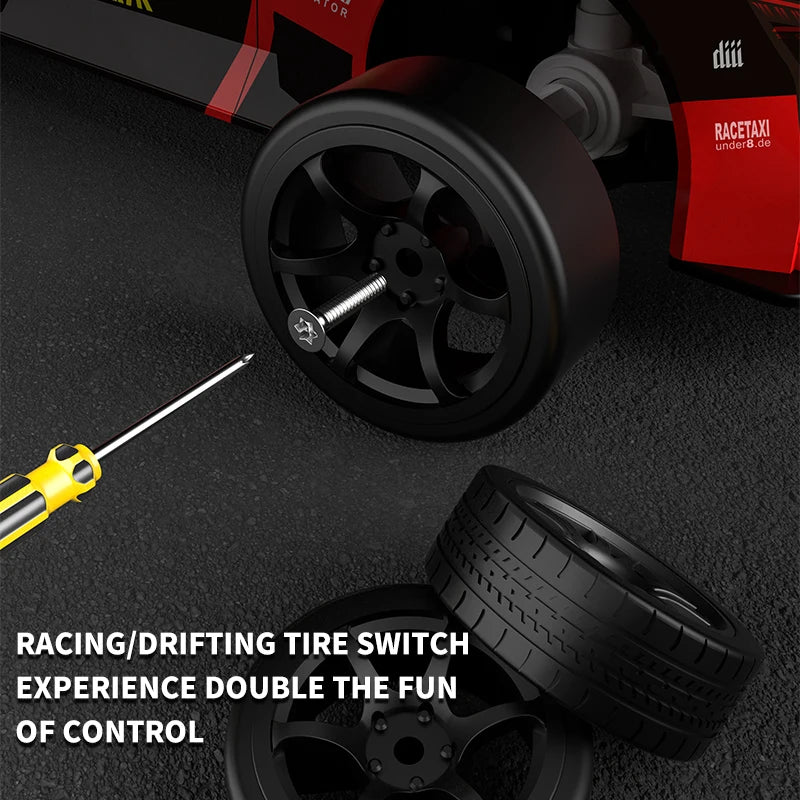 JJRC Q165 1/18 4WD Drift RC Car – 25KM/H, 2.4GHz Remote, Rechargeable
