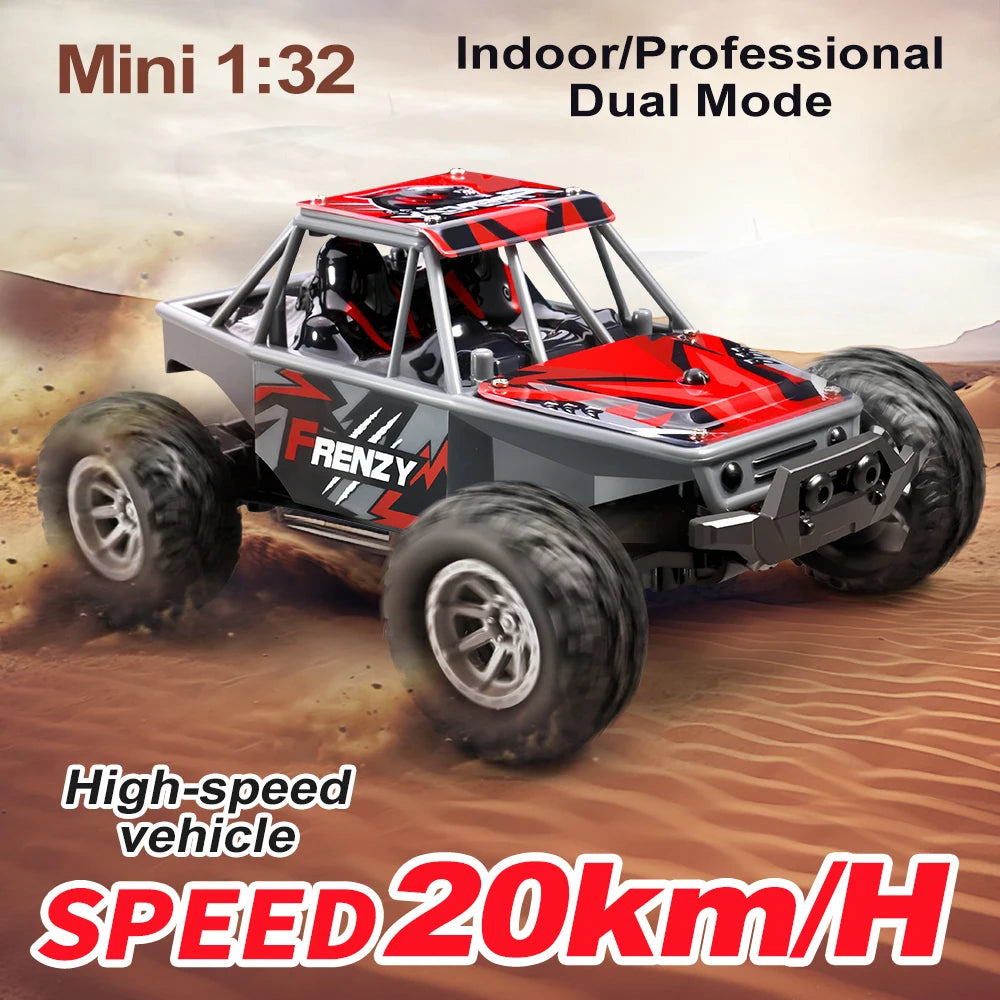 S801-S803 1/32 Mini RC Car – LED Lights, 4CH, Rechargeable Off-Road