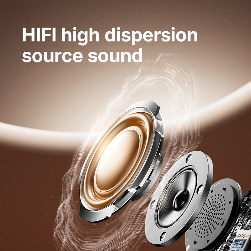 Retro Bluetooth 5.4 Headphones – HiFi Sound, Noise Cancelling, 60H Playtime