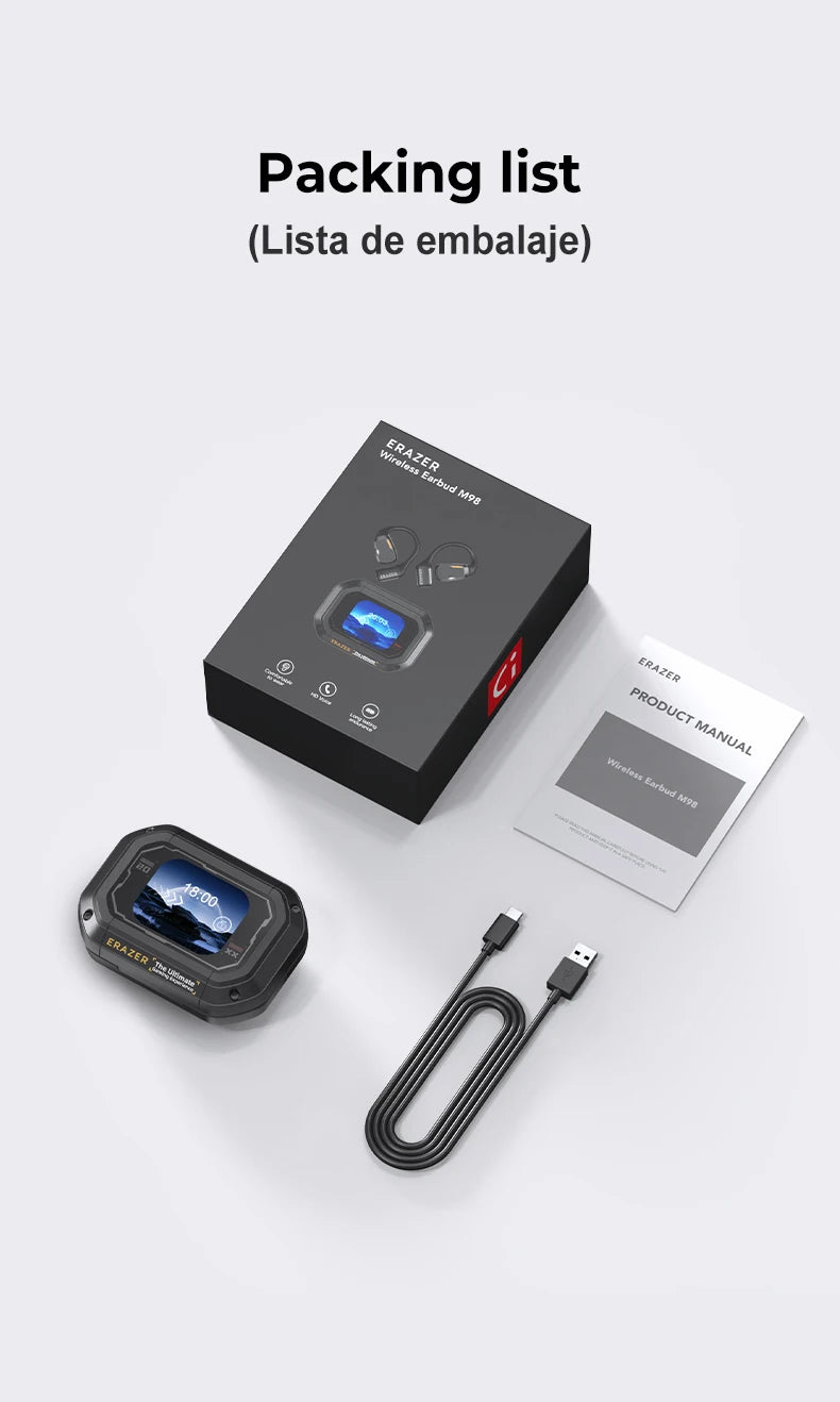 ERAZER XP6 AI Translation Earphones with ASMR Mode & 16mm Drivers