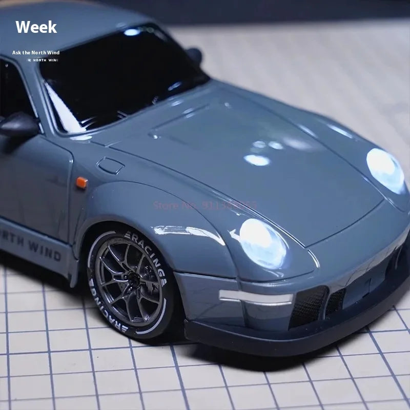 Ask North Wind 993 Liquid Silver RC Drift Car – High Speed, Proportional Throttle
