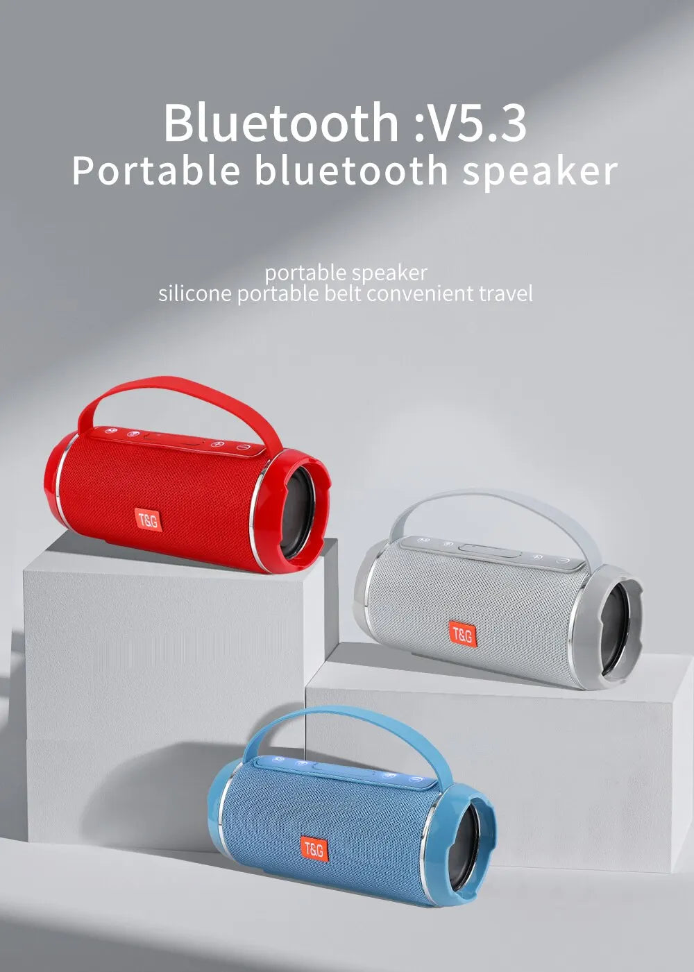 TG 116C Bluetooth 5.3 Waterproof Portable Speaker with TWS & Bass Boost