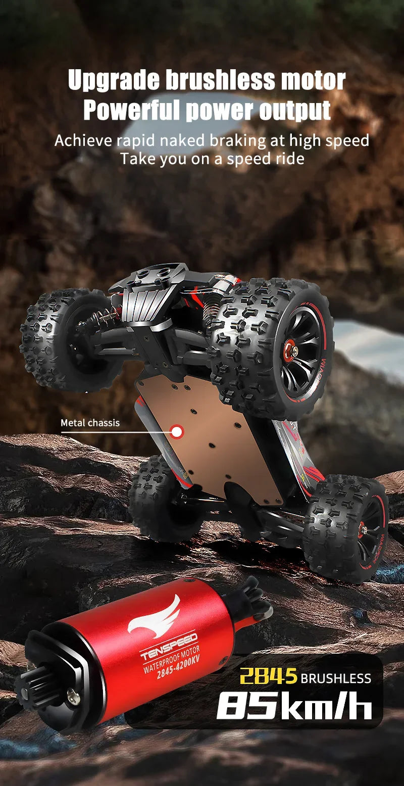 TSRC 1/16 4WD RC Car – 85KM/H Brushless or 50KM/H Brushed, Off-Road
