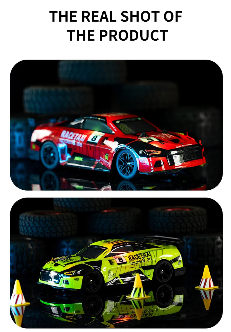 JJRC Q165 1/18 4WD Drift RC Car – 25KM/H, 2.4GHz Remote, Rechargeable