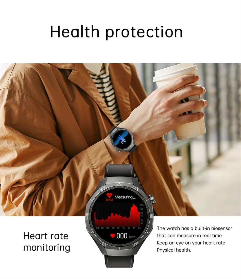 GT5 Pro Smartwatch AI Tech 1.43 AMOLED GPS 1GB Memory NFC Health Fitness Tracker