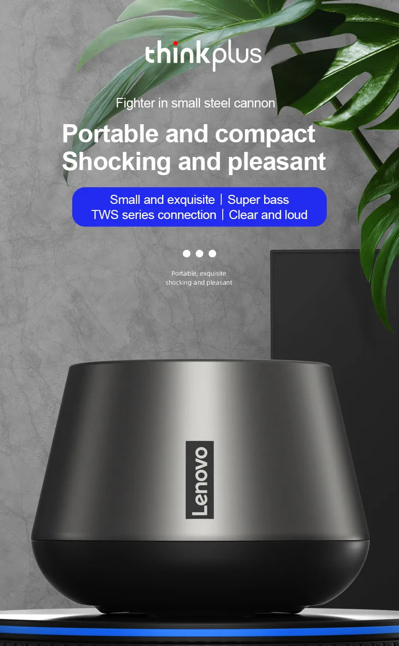 Lenovo K3 Pro Bluetooth 5.0 Waterproof Portable Speaker with 1200mAh Battery