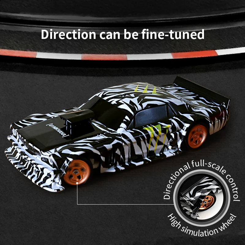 1/43 Mini RC Drift Car – 4WD, 2.4GHz, 30min Playtime, Off-Road Racing Car