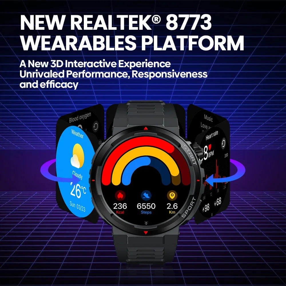 Zeblaze Ares 3 Plus Smart Watch with 3D Experience