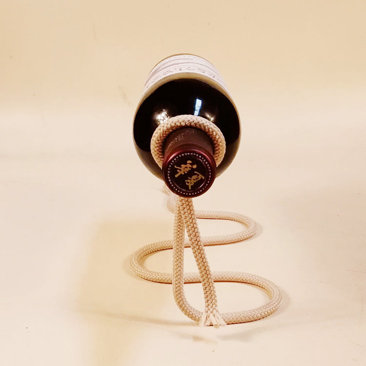 Suspended Rope Wine Bottle 17cm