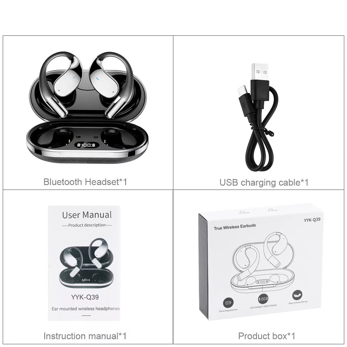 144+ Language Real Time Bluetooth Translator Earphones Smart Translation Earbuds