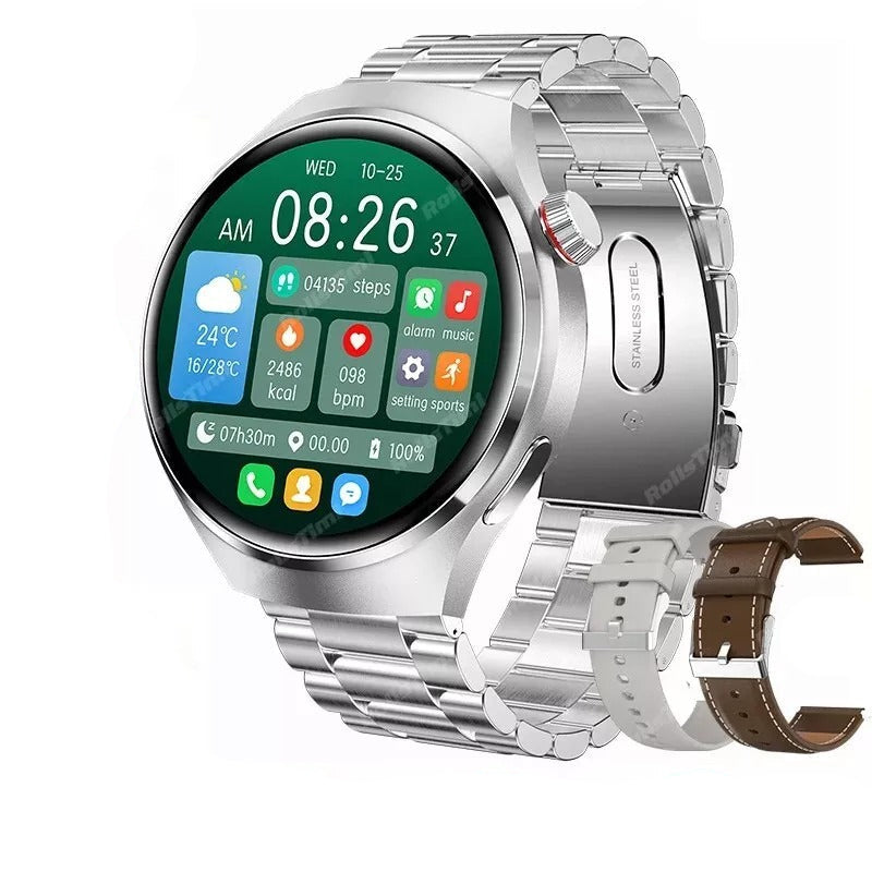 GT4 PRO Smart Watch With NFC GPS AMOLED HD Screen Men Women