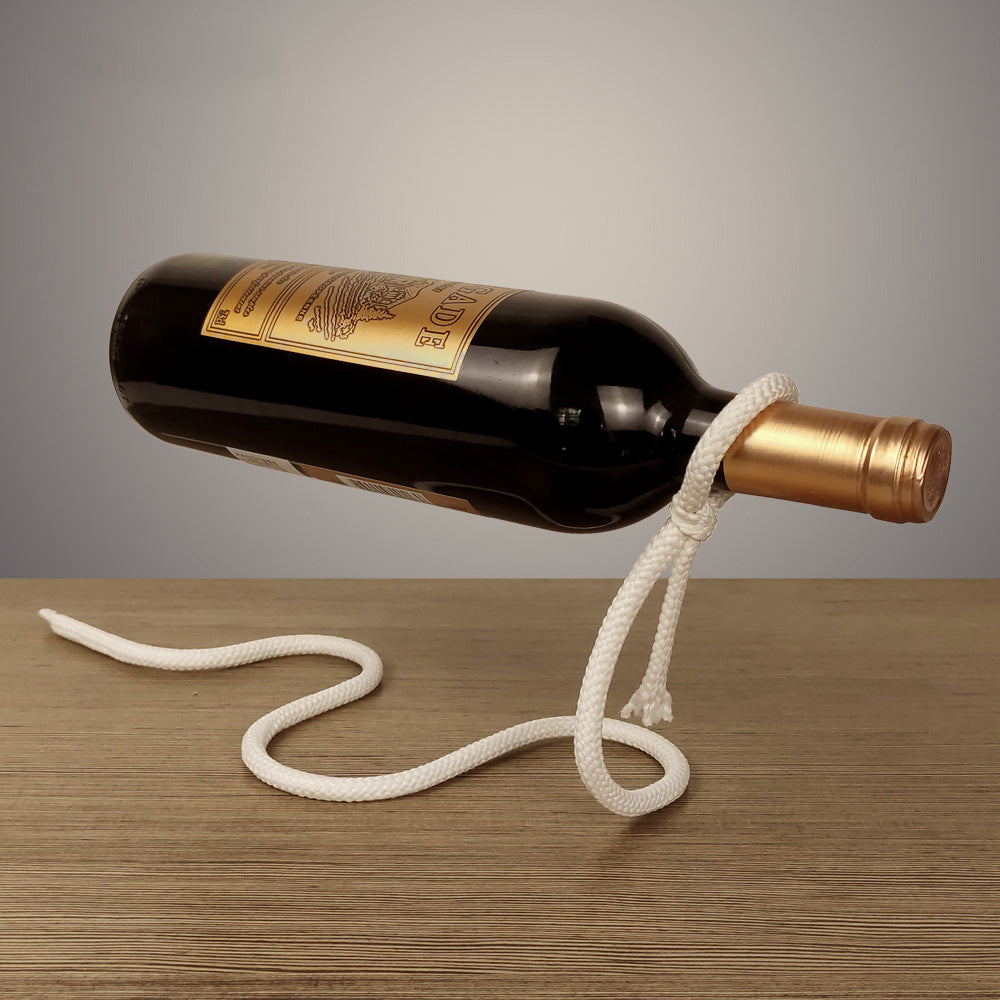 Suspended Rope Wine Bottle 17cm
