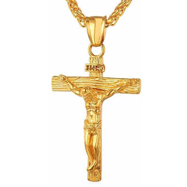 Cross Necklace Black, Gold, and Silver