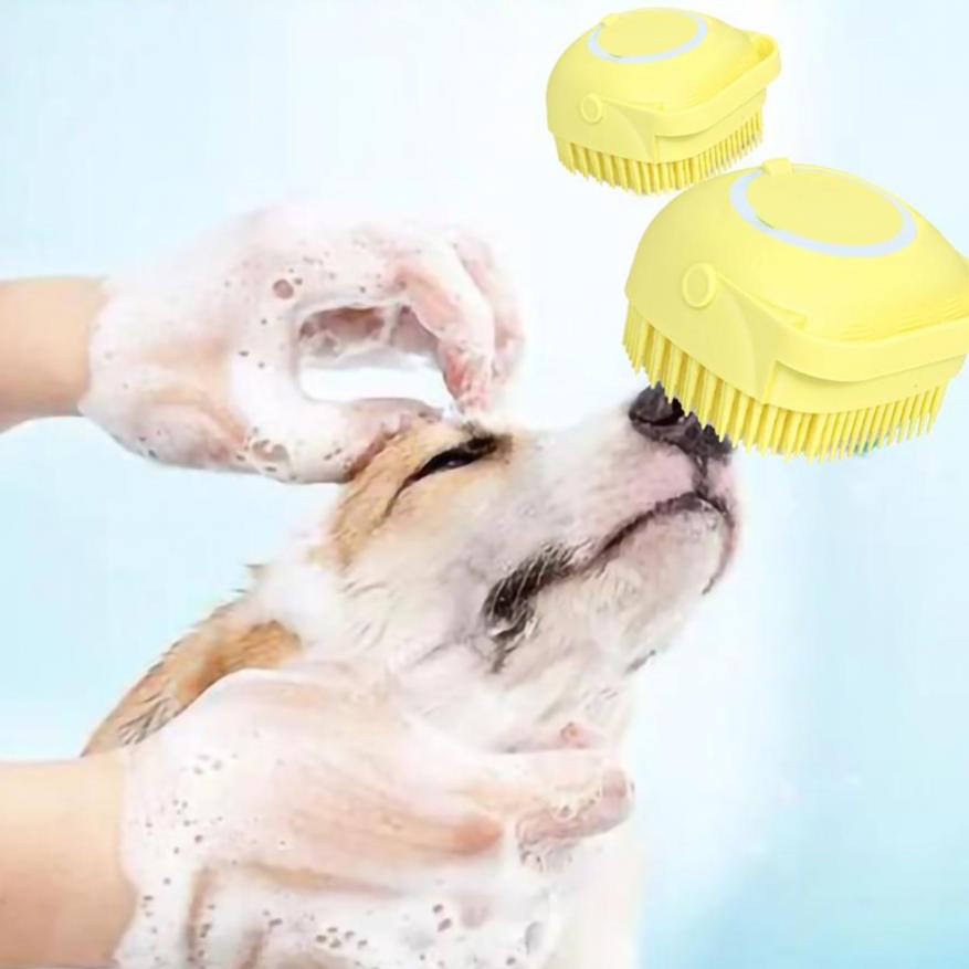 Cute Dog Bath Brush