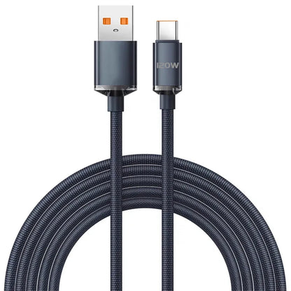 120W Braided USB-C Fast Charging Cable