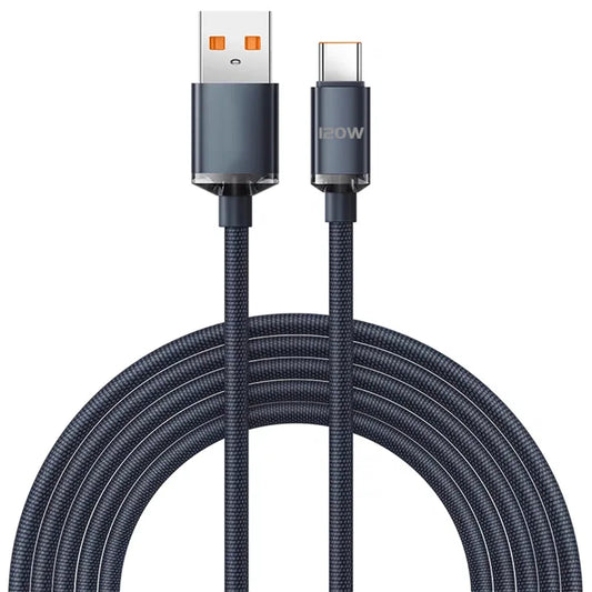 120W Braided USB-C Fast Charging Cable