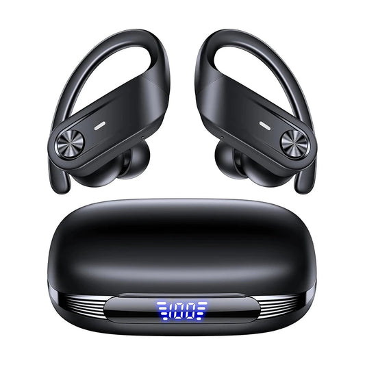 Wireless Sport Earbuds | Bluetooth 5.4, Over-Ear Hooks, 80H