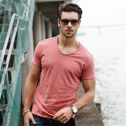 Men's V-neck Shirt S/M/L/XL/2XL/3XL