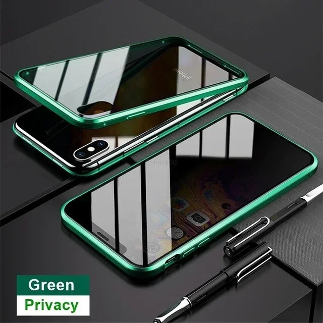 Privacy Metal iPhone Case 360 Magnetic Anti-Spy