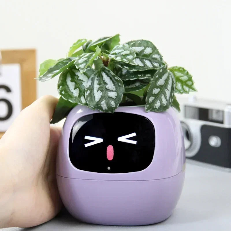 Smart Flower Pot Yellow White Purple Green Pink 2000mAh