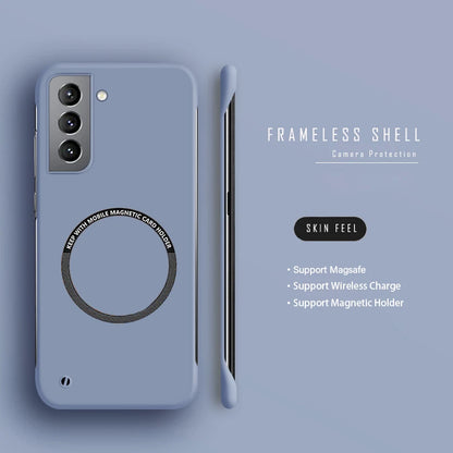 Slim Frameless Samsung MagSafe Matte Phone Case